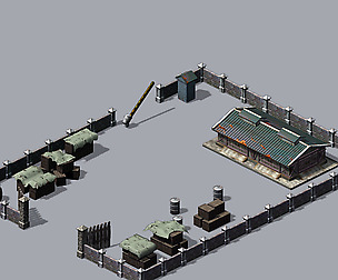 Heterogeneous - Building - Military Warehouse 01
