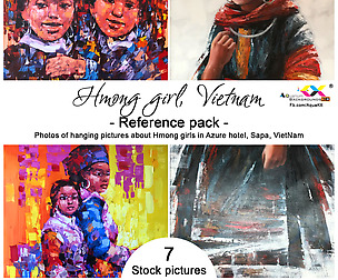 Hmong girl art pack