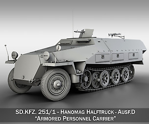 SD.KFZ 251/1 Ausf.D - Hanomag Half-Truck