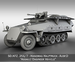 SD.KFZ 251/7 Ausf.D - Assault Engineer Vehicle