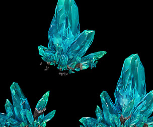Large crystal - gravel 02