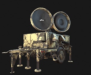 Low Poly PBR Sentinel Radar - HPIR