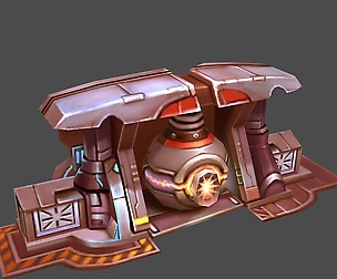 Wall Fortress - Flame Type 02