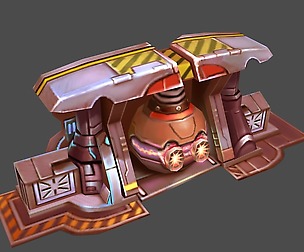 Wall Fortress - Flame Type 03