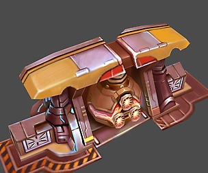 Wall Fortress - Flame Type 08