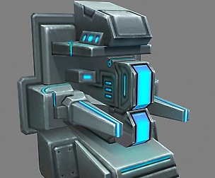 Wall Fortress - Machine Gun Type 01