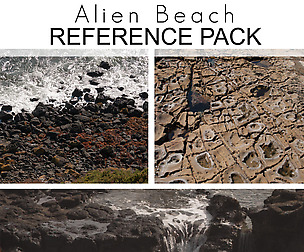 Free Ref Pack - Alien Beach - Royalty Free Photos