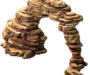 Battlestar - Desert Singular Boulders 01