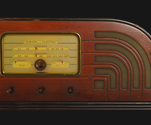 Old Radio Antiques VR / AR / low-poly 3d model