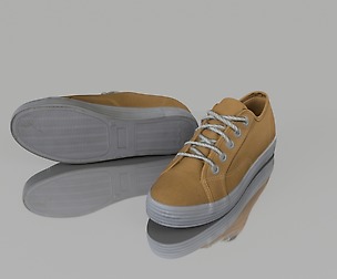 Low poly shoes