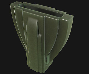 Art Deco Vase 01 VR / AR / low-poly 3d model