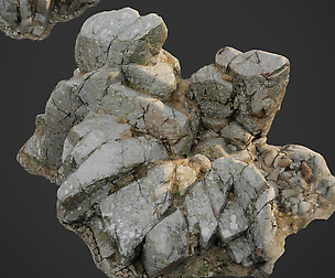 3d scanned rock cliff C