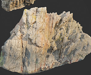 3d scanned rock cliff I2