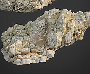 3d scanned rock cliff L2