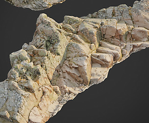 3d scanned rock cliff N2