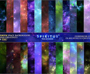 30 PREMIUM SPACE BACKGROUNDS - PACK 27