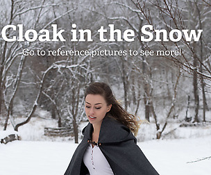 Cloak in the Snow - Reference Pictures for Artists