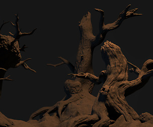 Old Trees OBJ pack