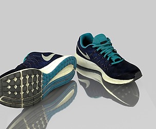 Pair of sport shoes