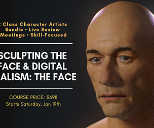 Sculpting the Face & Digital Realism: The Face