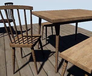 Rustic Furniture Set