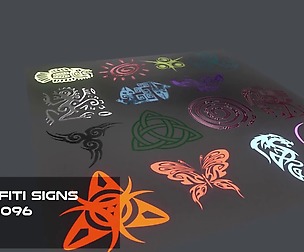 Sign Decals Volume I - Substance Painter Tools
