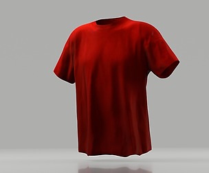 T-shirt low poly