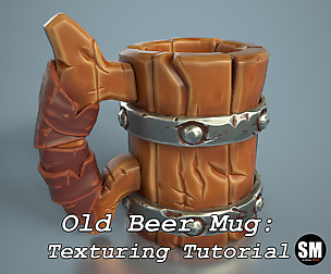 Old Beer Mug - Texturing (source files)