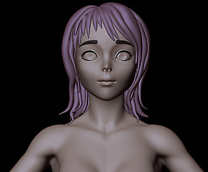Stylised Girl Base Mesh
