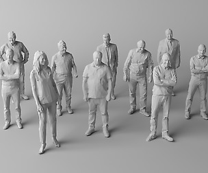 10 low poly people volume 2