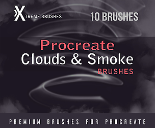 Procreate Clouds & Smoke Brushes