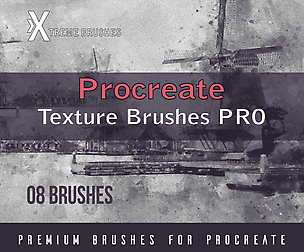 Procreate Textured Brushes PRO!