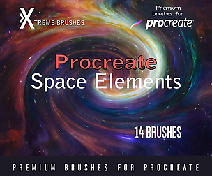 Procreate Space Elements!
