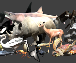 Blender living things pack