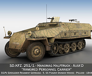 SD.KFZ 251/1 Ausf.D - Half-track - 2533