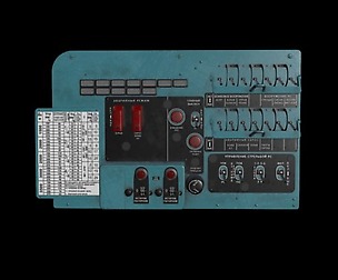 Mi-8MT Mi-17MT Left Circuit Console Russian