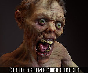 Creating a stylized zombie character