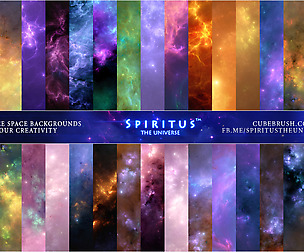30 FREE SPACE BACKGROUNDS - PACK 50