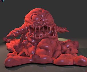 Slime Blobra Timelapse + Model