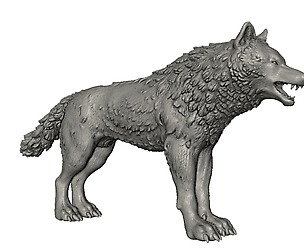 Print Ready Wolf