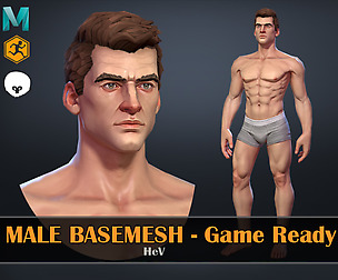 Male Basemesh - Game Ready