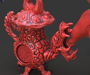 Dragon Tea Pot Timelapse + Model