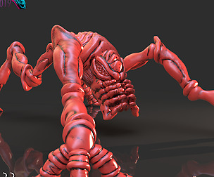 Space Insect Creature Timelapse + Model