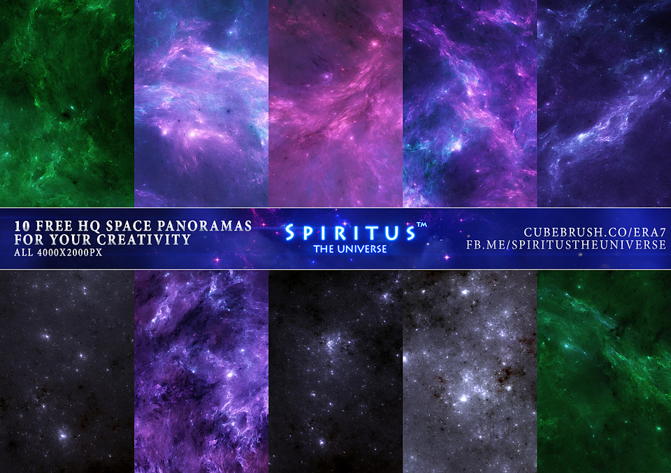 10 FREE HQ SPACE PANORAMAS - PACK 52