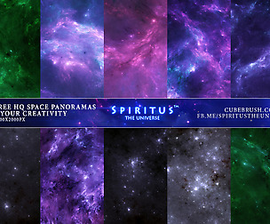 10 FREE HQ SPACE PANORAMAS - PACK 52