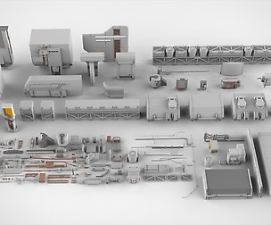 Sci-Fi architecture Elements collection 6