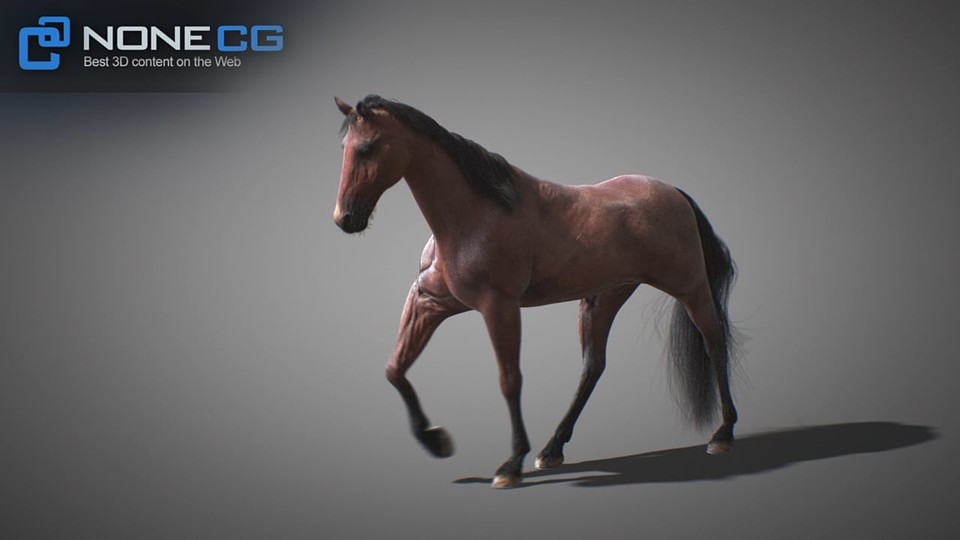 Animated Horses 3dsmax