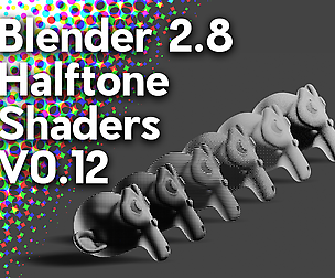 Blender 2.8 Halftone Shaders v0.12