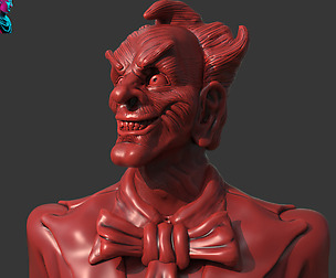 Bust of The Joker Timelapse + Model