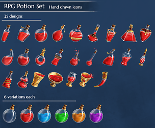 RPG Potion Set